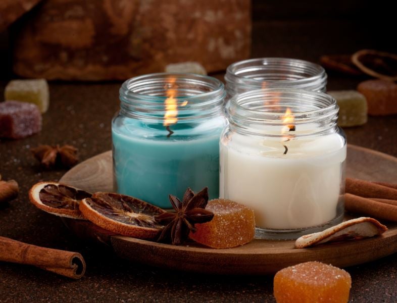 A fragrant glow: Scented candles for every living space