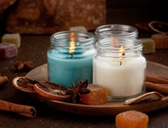 A fragrant glow: Scented candles for every living space