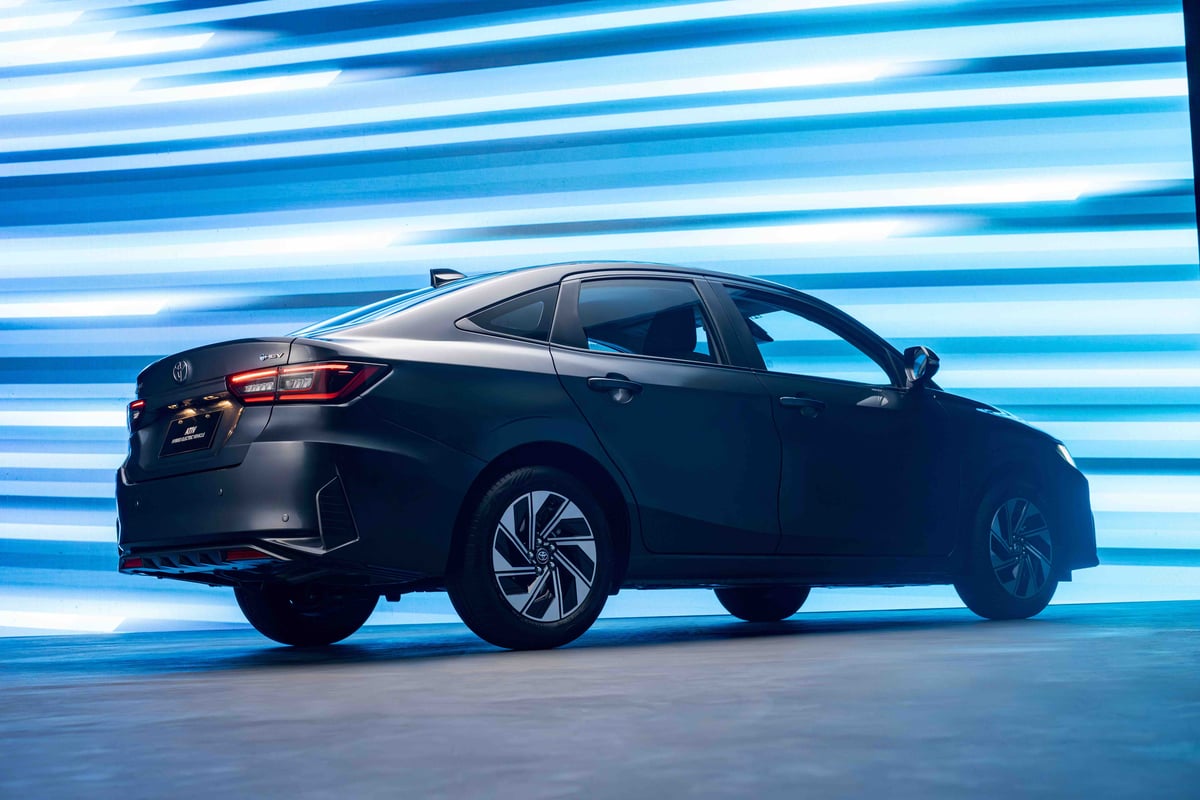 TOYOTA brings the all-new Ativ hybrid sedan into the spotlight at its public showcase in Bonifacio Global City.