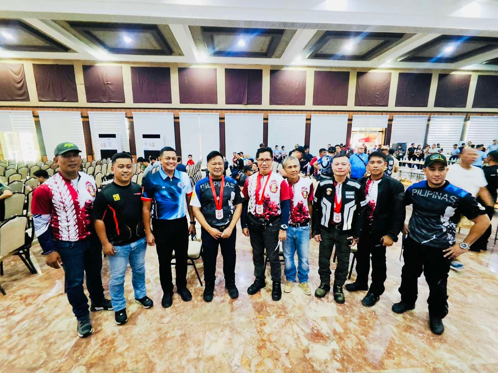 Sen. JV, PNP Officials lead charity ride for a cause