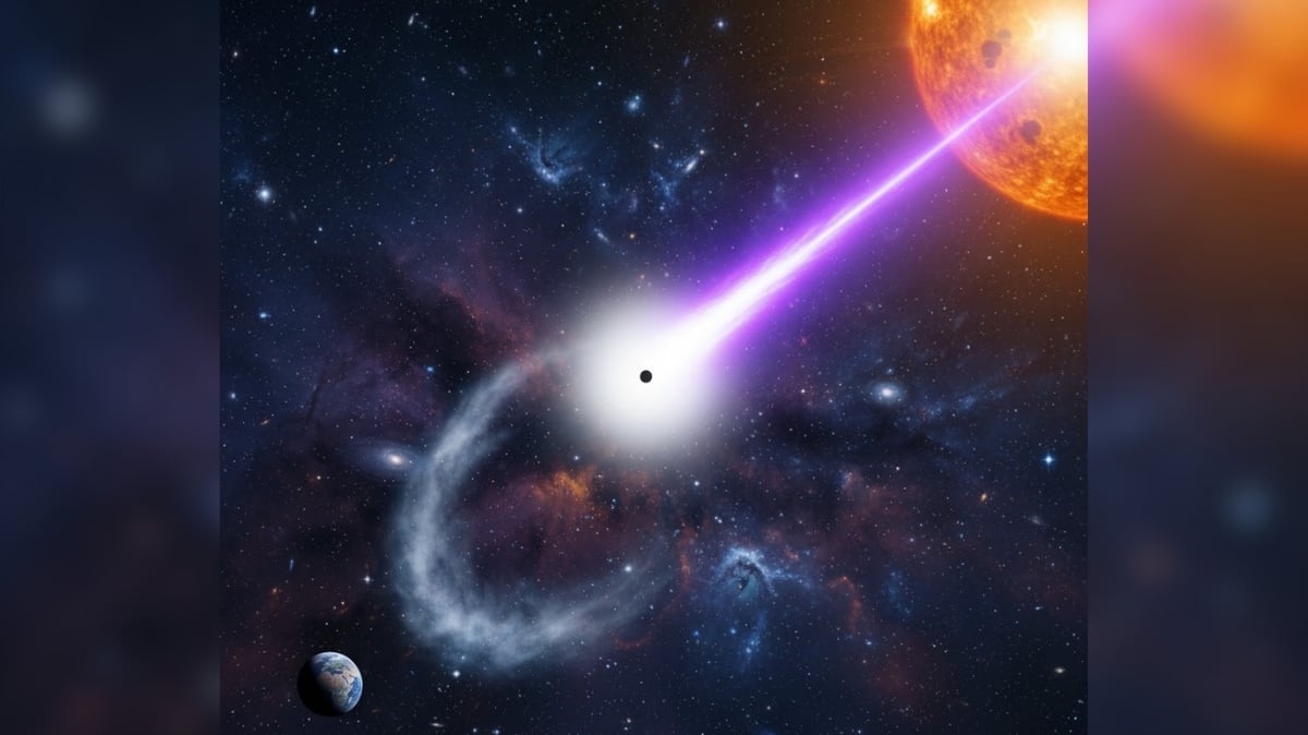 Interstellar visitor 3I/ATLAS fires off cosmic jet near sun