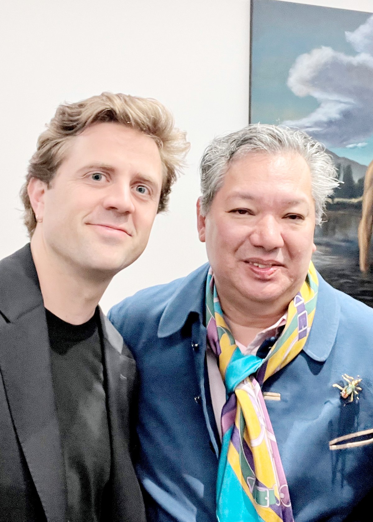 Dominic Kavanagh and international interior designer Jonathan Matti.
