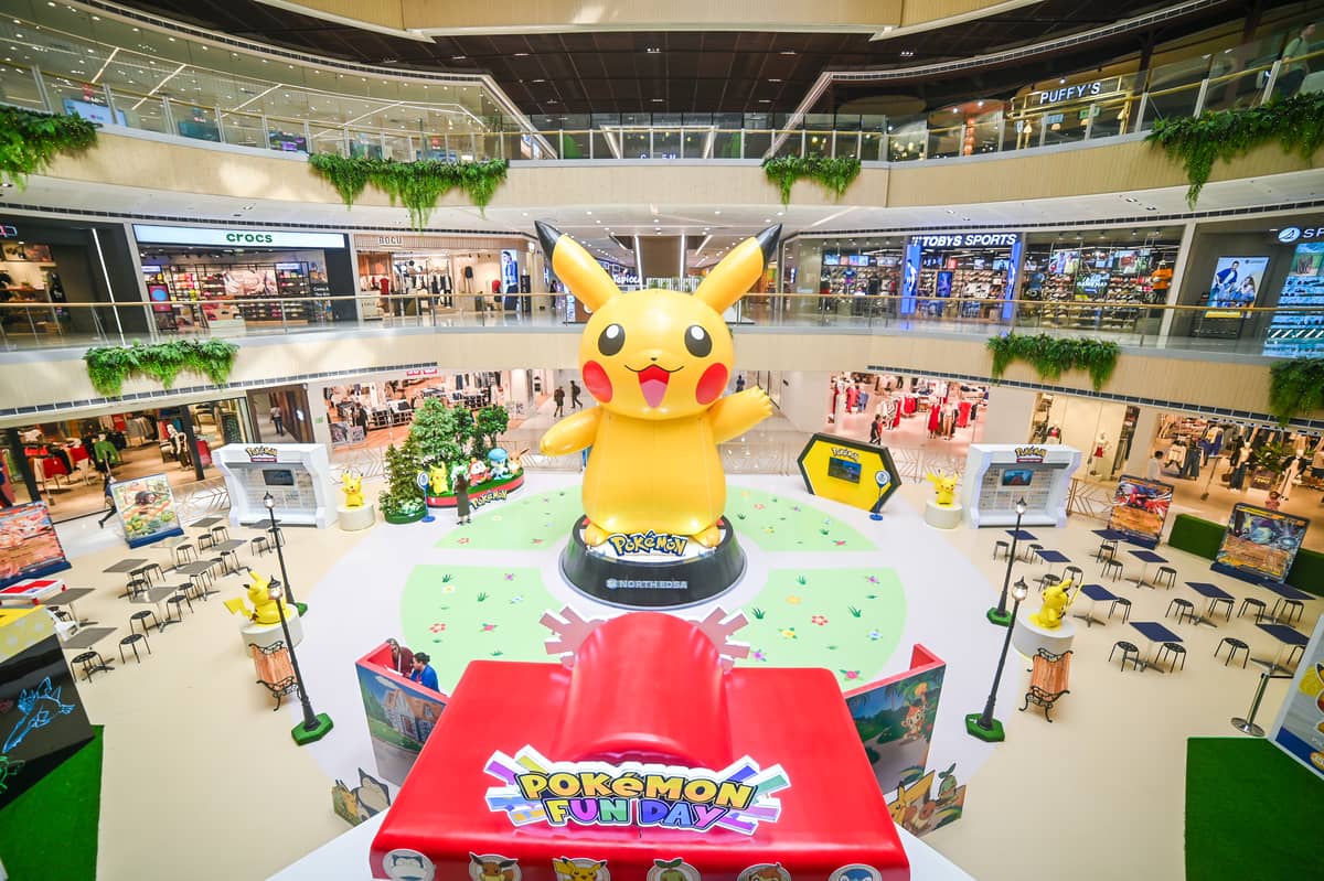 The Pokémon Fun Day activation at The Block Atrium, SM North EDSA.