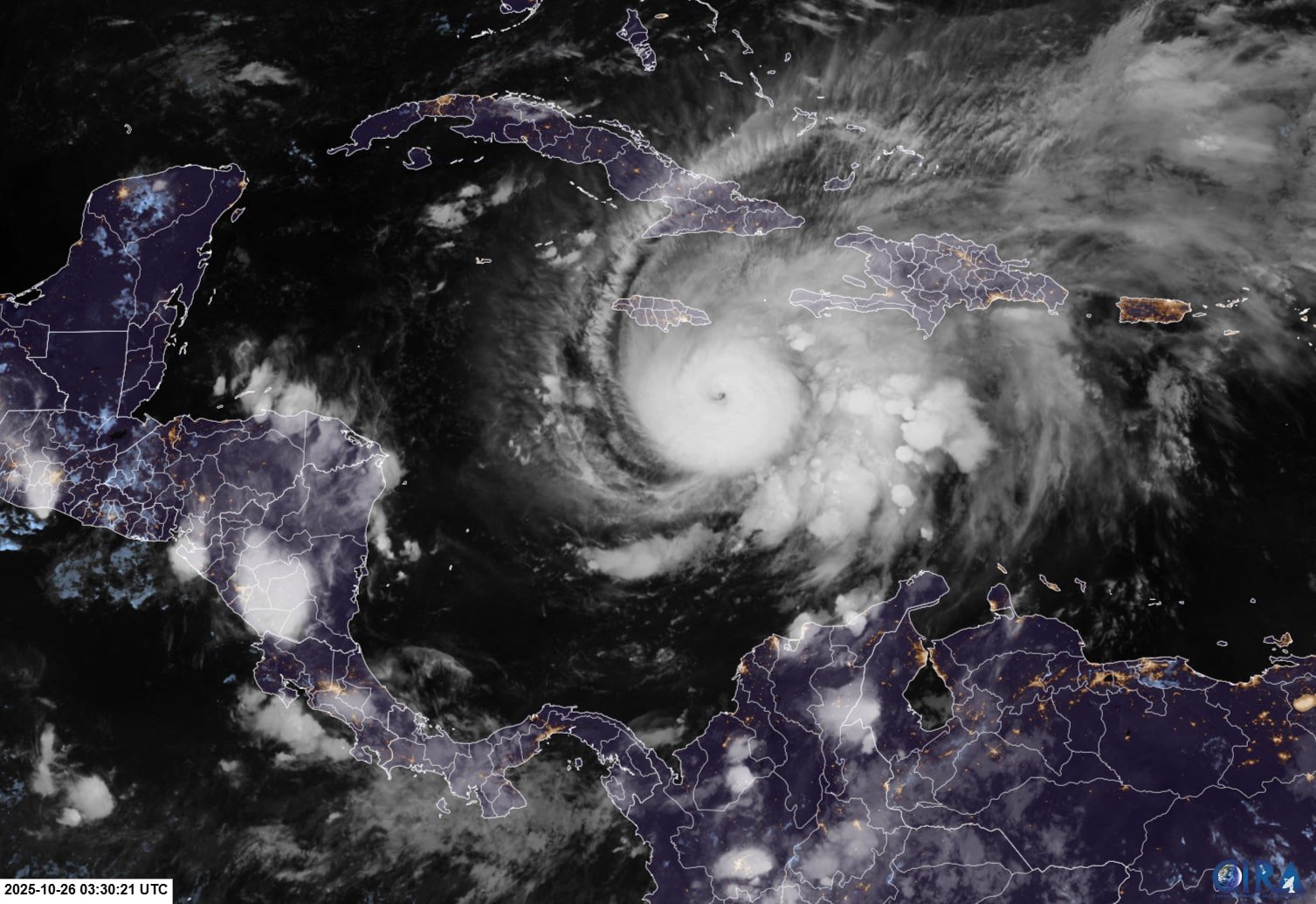 Powerful Hurricane Melissa strengthens as it heads for Jamaica