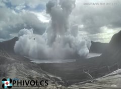 Taal records minor eruptions