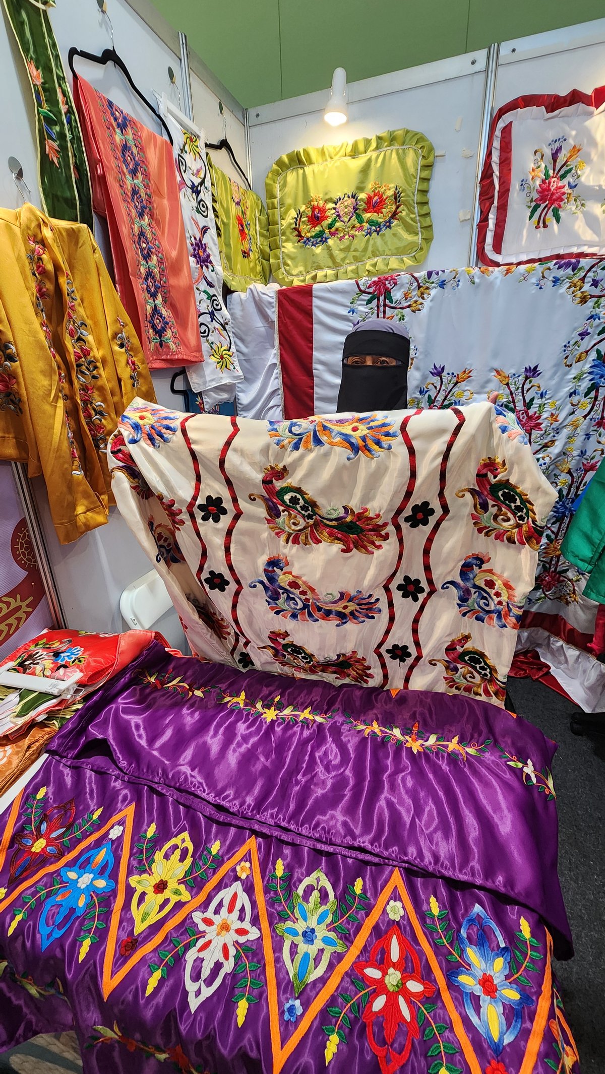 Bulda manis or decorative embroidery made by the Sama people of Simunul Island in Tawi-Tawi.