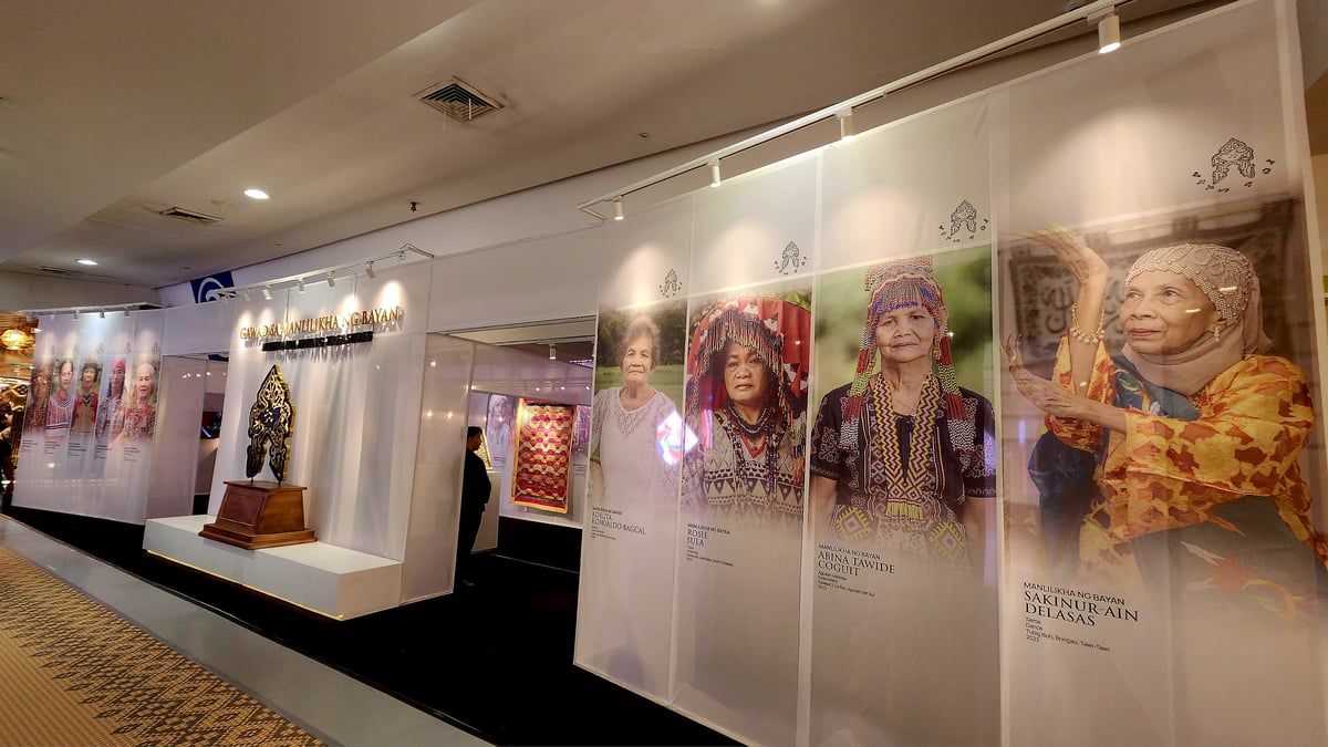 The exhibit on the honorees of Gawad sa Manlilikha ng Bayan.