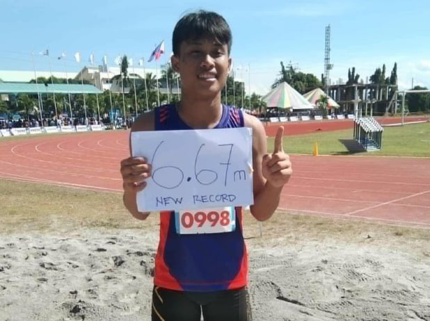 Odal shatters U18 long jump mark