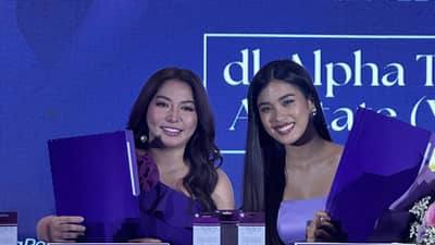 Kapuso Star Shuvee Entrata with Celebrity Business owner Anna Magkawas