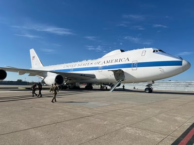 ‘Doomsday’ plane refuels at NAIA, no VIP visit — PAF