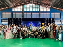 Miss Earth 2025 Team Eco visits Arellano University Pasig