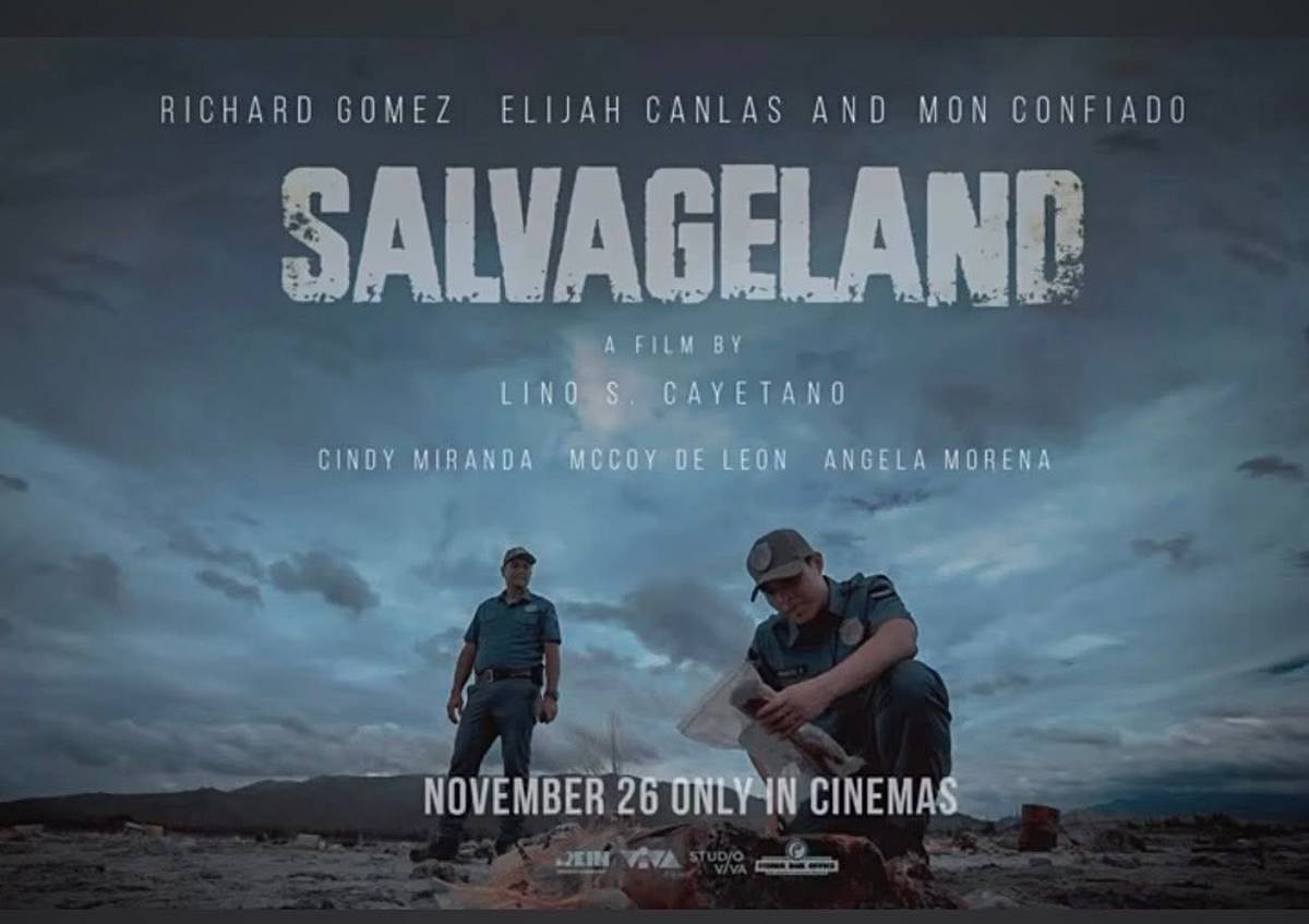 The Official movie poster for Salvageland