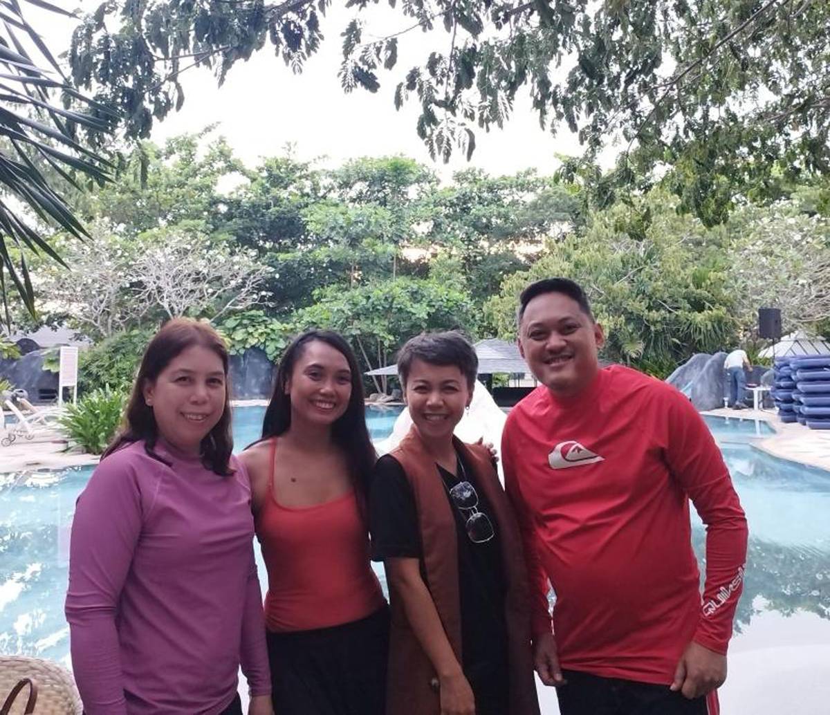 Rubilyn Alugar, May Baylosis, Michelle Rayco and Robby Alugar.