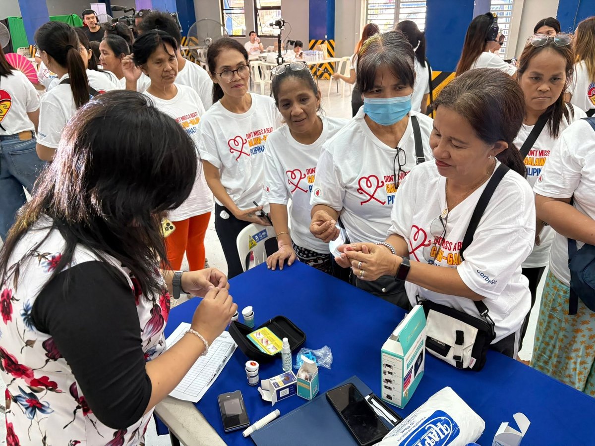 The Philippine Heart Association together with the Philippine College of Cardiology, rallied hundreds of heart health advocates at the Barangay Bagong Pag-asa Multipurpose Hall to mark World Heart Day 2025 with the theme ‘Don’t Miss a Beat: Galaw-Galaw, Pilipinas.’