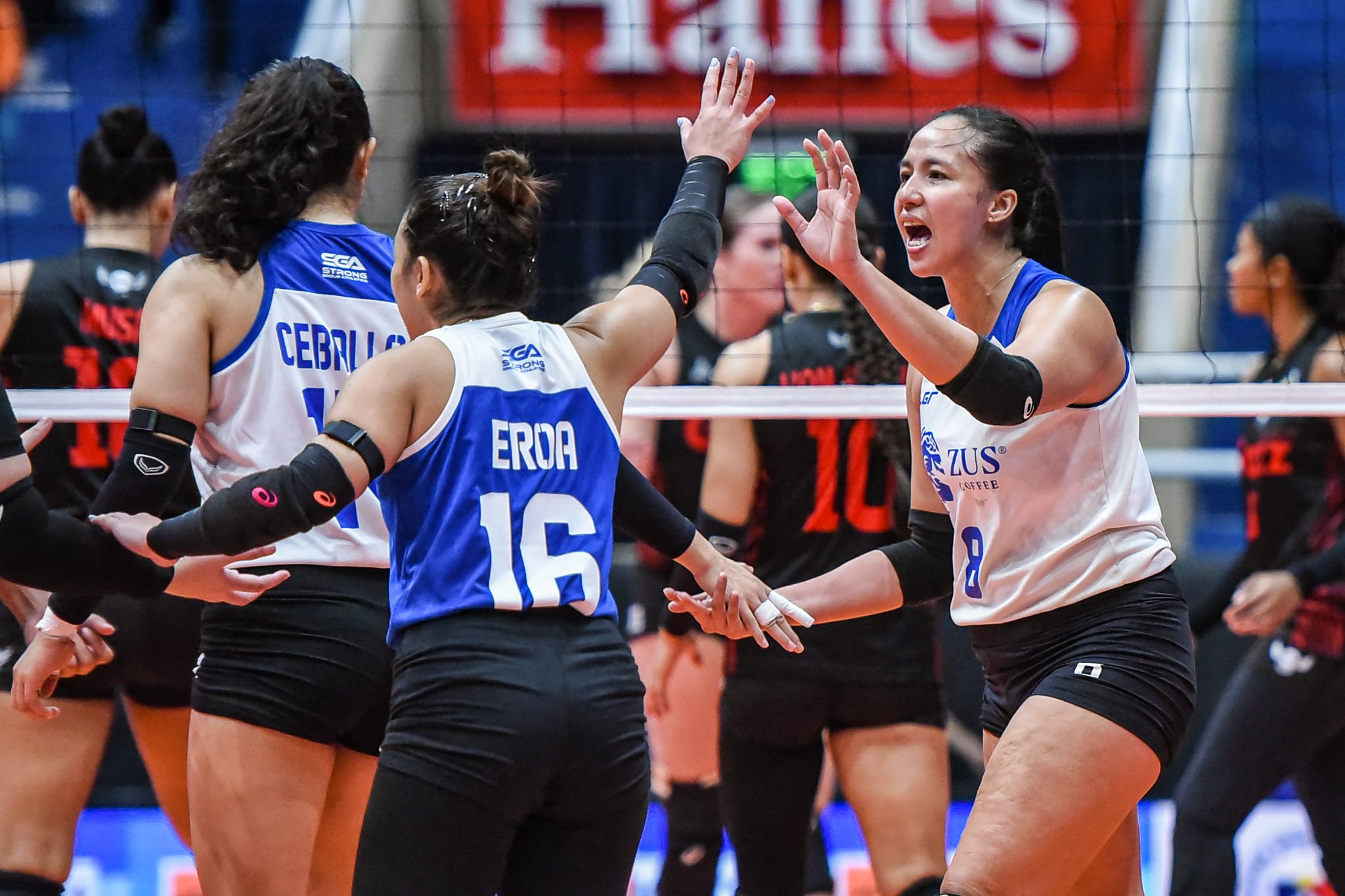 ZUS Coffee sips fourth straight win; Creamline scoops Top 3 spot