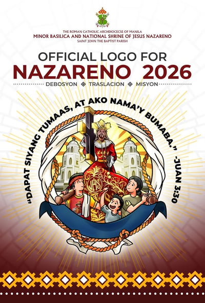 Quiapo Church unveils 2026 Nazareno feast logo, theme