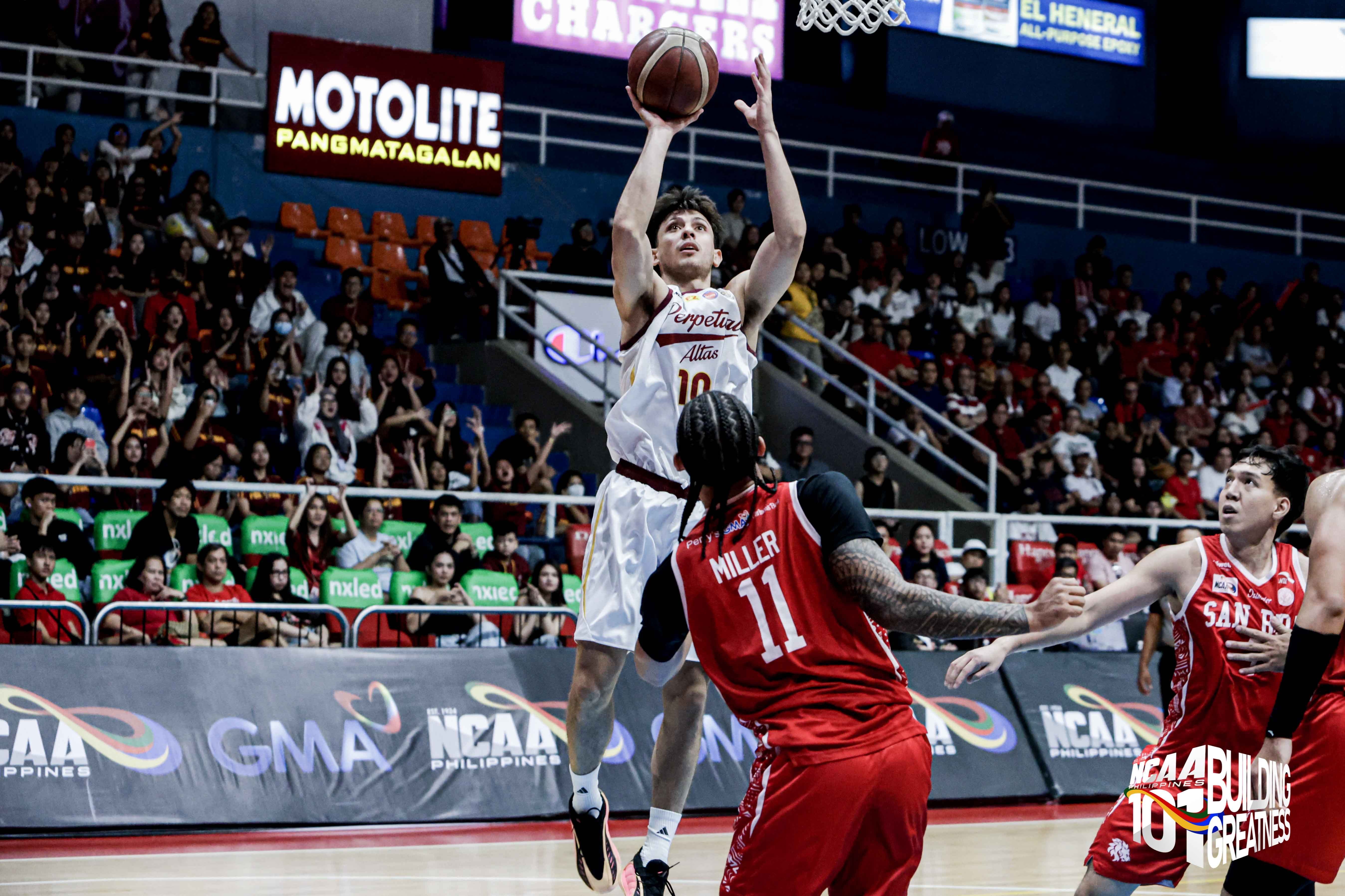 Altas keep rolling, pip Lions in 3OT