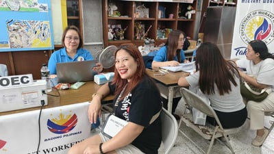 Aid reaches OFWs in Hualien after Typhoon Ragasa