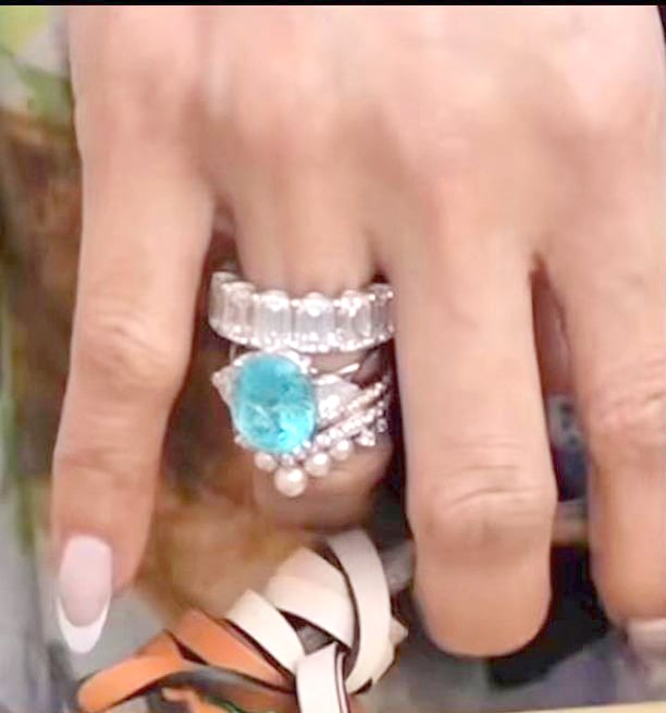 Paraiba tourmaline ring.