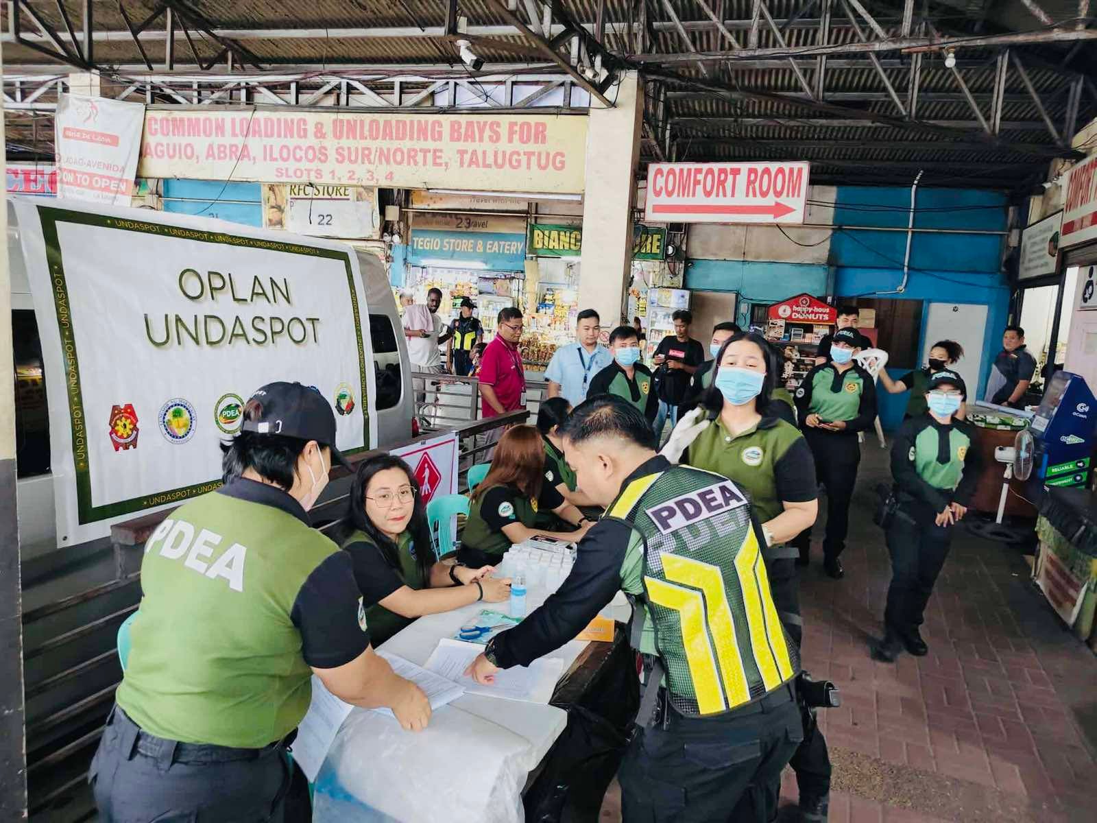 PDEA holds random drug tests, K9 sweep at Dau Terminal