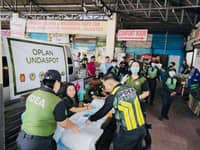 PDEA holds random drug tests, K9 sweep at Dau Terminal
