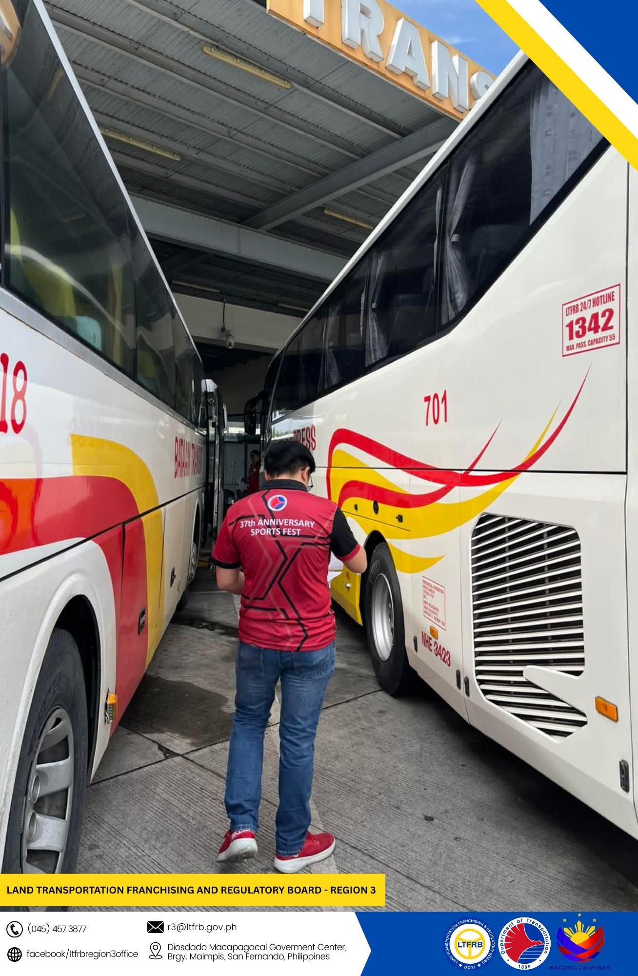  Pampanga bus terminals inspected ahead Undas rush