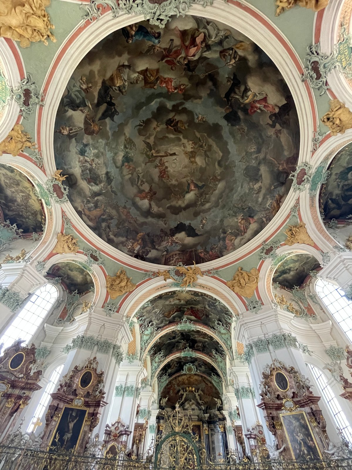 Inside the St. Gallen Church.