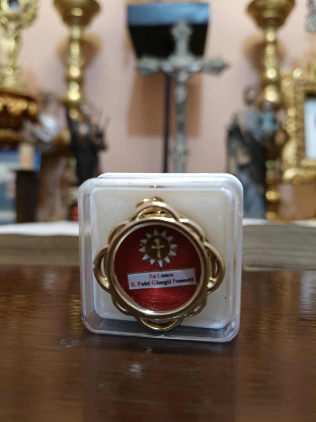 St Pier Giorgio's relic in a relic museum in the Philippines.