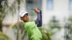 Saban trails Thai by 1 in rain-hit tourney