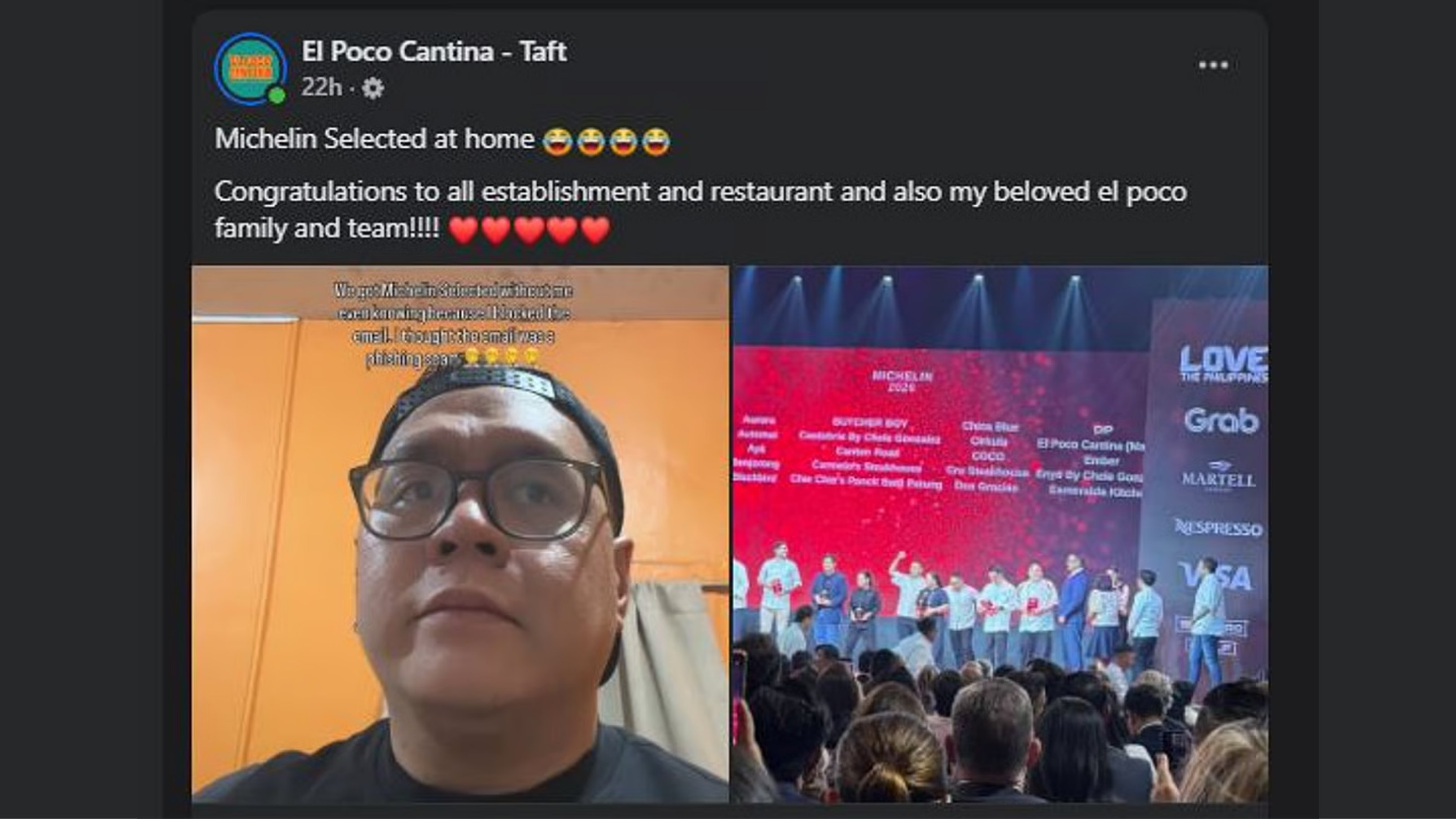 'I thought it was a scam': How El Poco owner missed Michelin ceremony