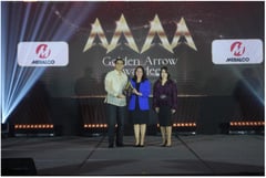 Meralco receives Four-Golden Arrow recognition at the 2025 Golden Arrow Awards