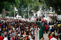 Pilgrimage of the living Thousands of people stream into the Manila North Cemetery on Saturday morning to honor their departed loved ones on All Saints’ Day. The police said the number of visitors reached one million by early evening.
