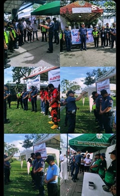 Blessing the protectors: PRO3 chaplain uplifts cops on Undas duty