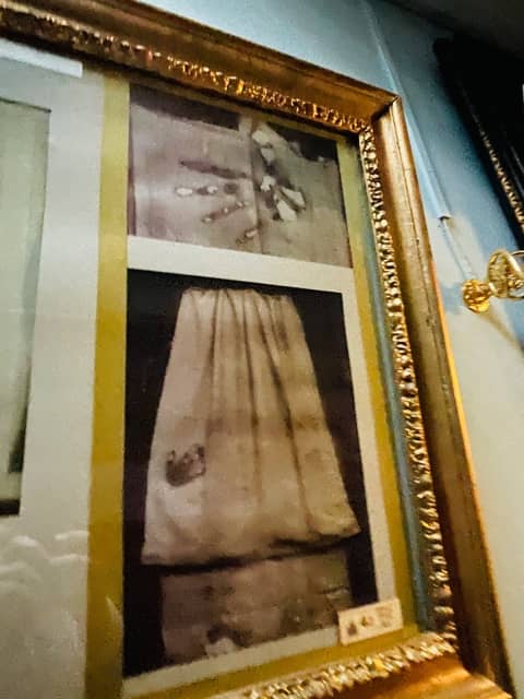 Artifacts with burn marks believed to belong from souls in purgatory asking for prayers.