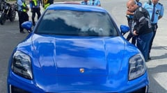 LTO impounds a luxury vehicle in Laguna for lack of registration documents