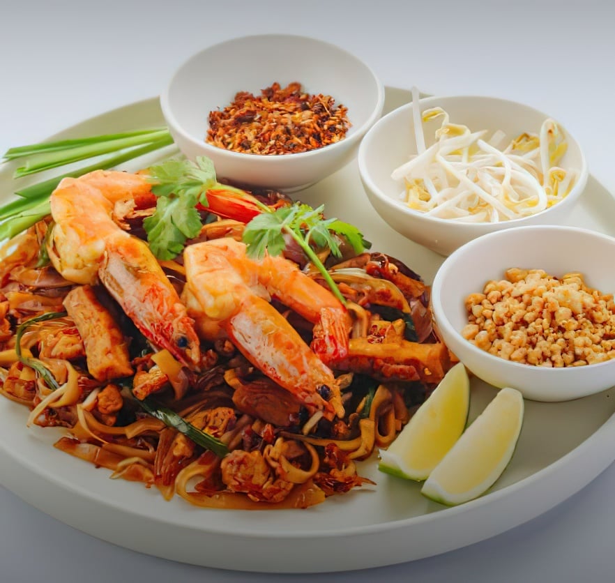 PAD Thai with shrimp