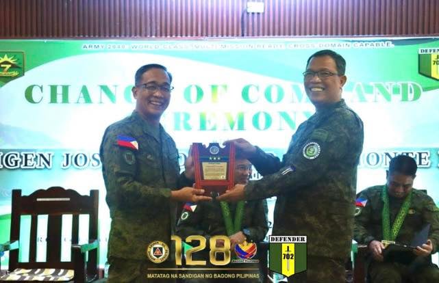 Bautista installed as commander of 702nd Brigade