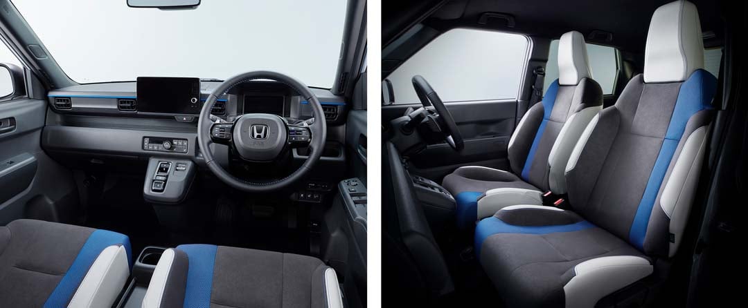 ORT seats add a playful touch to the interior design.