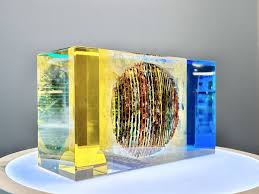 Glass, for Organo, is more than a medium — it’s a metaphor.