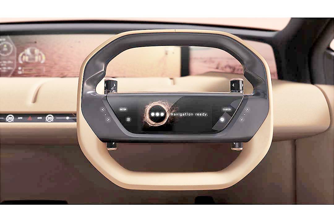 STEERING display integrates AI Co-Driver controls that learn driving habits and adapt to each journey.