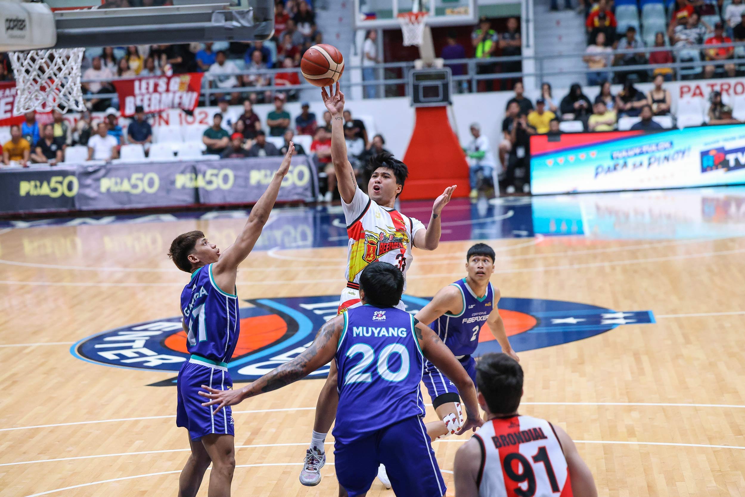 San Miguel survives Converge