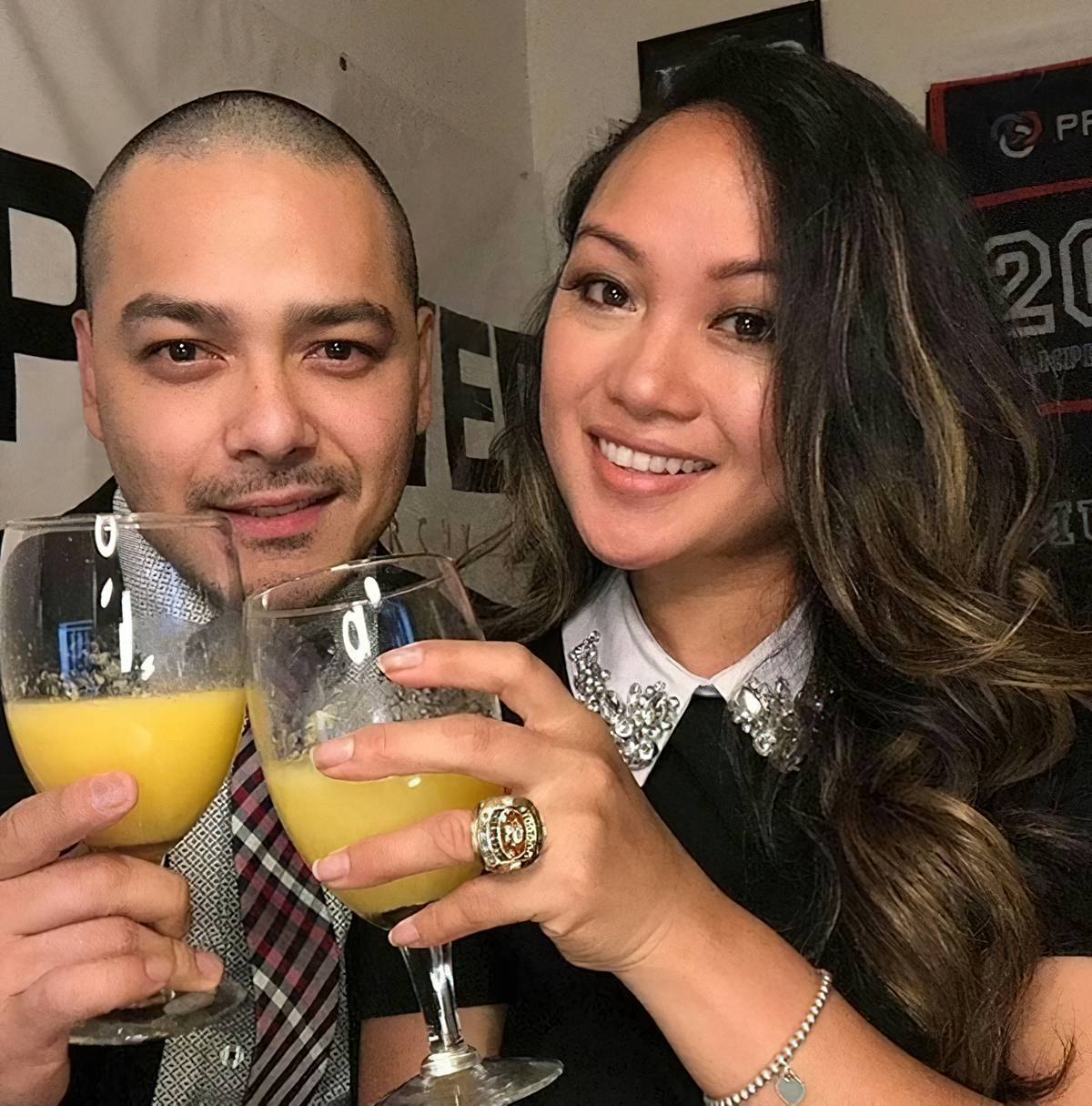 LEANDRO Muñoz and Sheryl Espero.