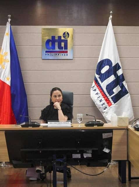 Trade Secretary Cristina Roque