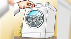 Clean budget that smells of spin