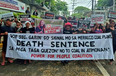Quezon groups, church leaders sue DOE chief over coal project