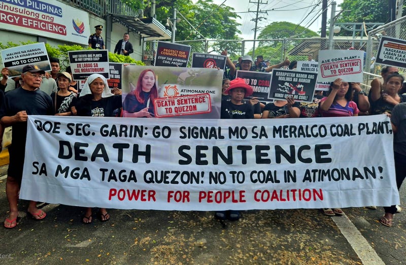 Quezon groups, church leaders sue DOE chief over coal project