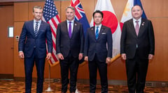 Quad defense chiefs meet to boost
Indo-Pacific security