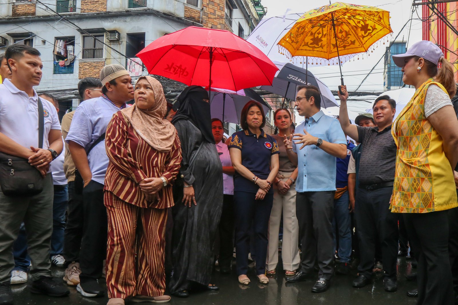 DBM Secretary Amenah Pangandaman joins Manila City Mayor Francisco “Isko” Moreno and local officials for a site inspection of the proposed Quiapo Halal Town in Barangay 384, Manila, on 3 November 2025. The project aims to promote inclusive economic growth and support the Muslim community through sustainable development and halal tourism initiatives.