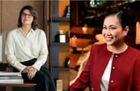 Mariana Zobel de Ayala (left) and Mybelle V. Aragon-GoBio