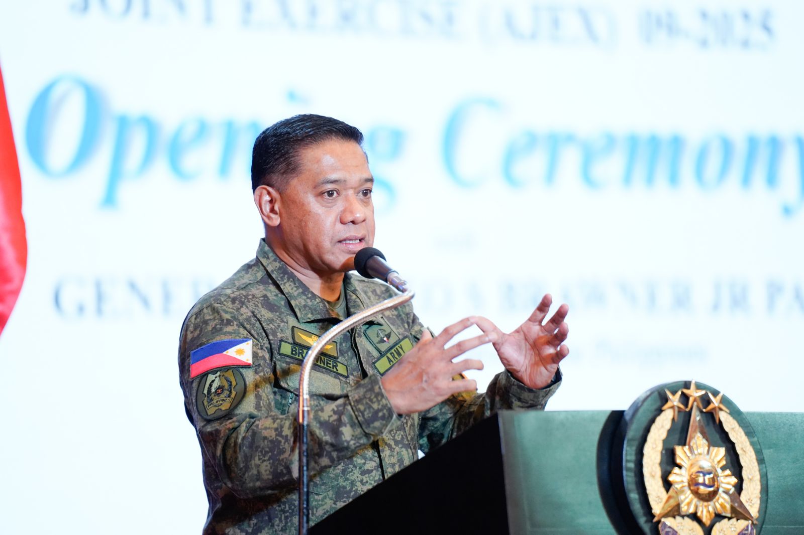 IN CASE OF WAR: AFP told to hold
line for 30 days